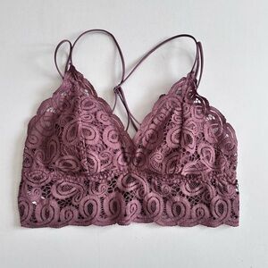 Victoria Secret Maeve Pink Bralette Size Large